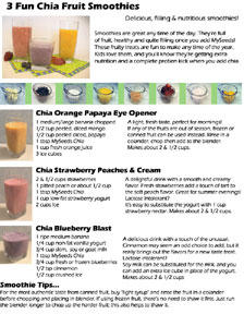 3 Colorful Chia Smoothies Page Thumbnail
