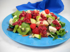 Chia Strawberry Dressing Chef Salad
