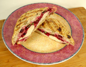 Cranberry Chia Panini Sandwich