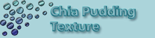 Chia Pudding Texture Header Graphic